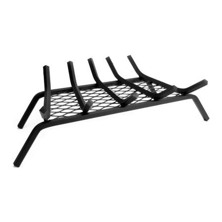 Dyna-Glo Pleasant Hearth Fireplace Grate, 24"W, 1/2" Steel, 5 Bars, Ember Retainer BG5-245EM